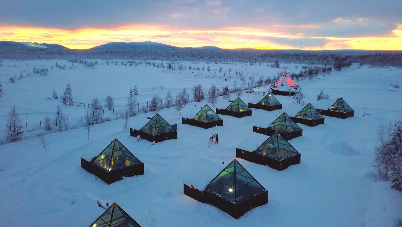 Aurora Pyramid Glass Igloos Kongas ภายนอก รูปภาพ