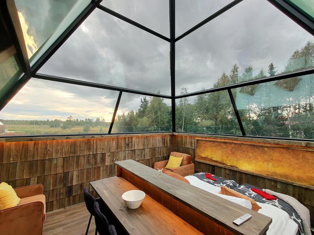 Aurora Pyramid Glass Igloos Kongas ภายนอก รูปภาพ