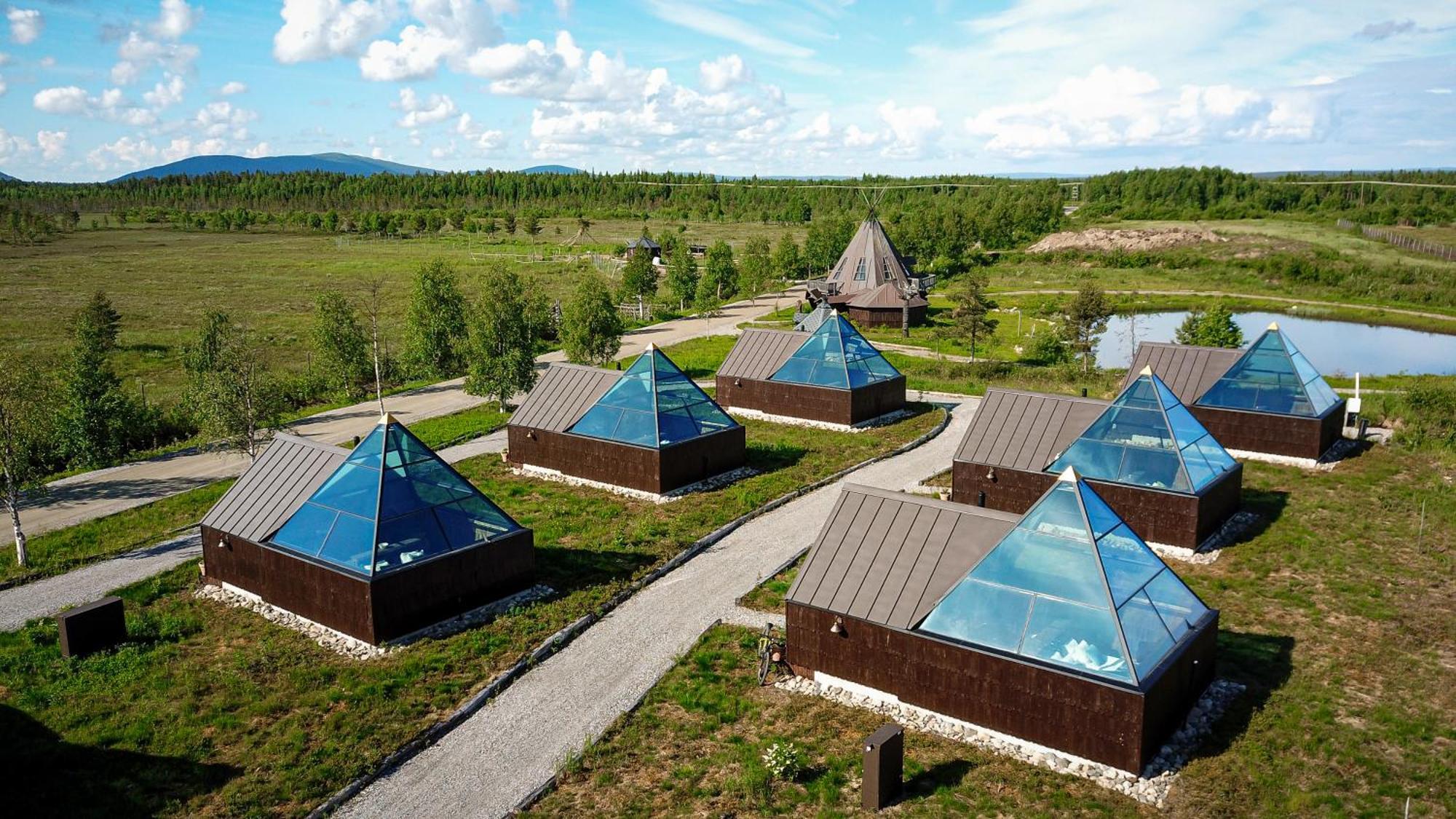 Aurora Pyramid Glass Igloos Kongas ภายนอก รูปภาพ